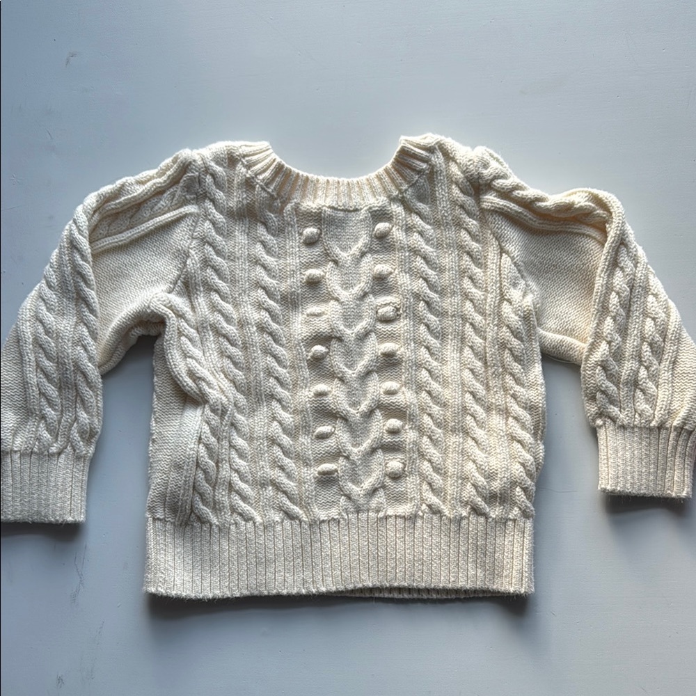 Cozy Cream Cable Knit Sweater